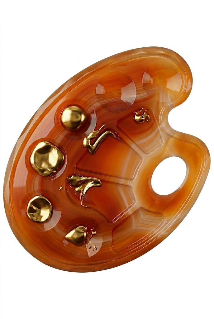 Gold Carnelian Crystal Power