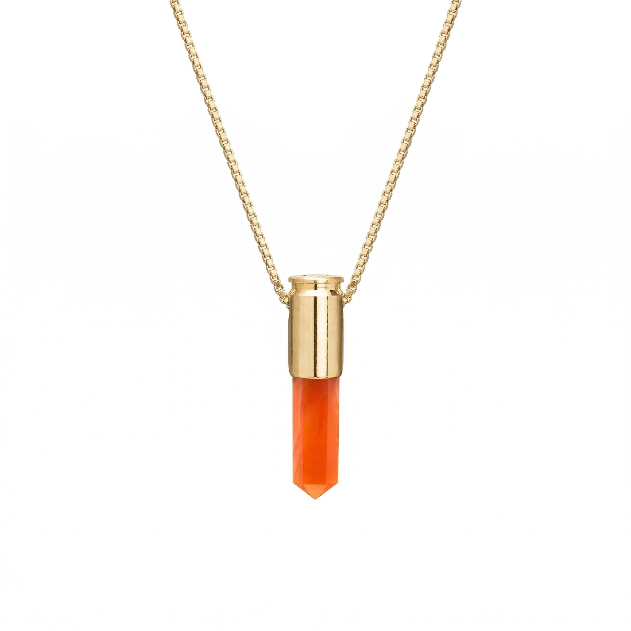 Gold Carnelian Crystal Power