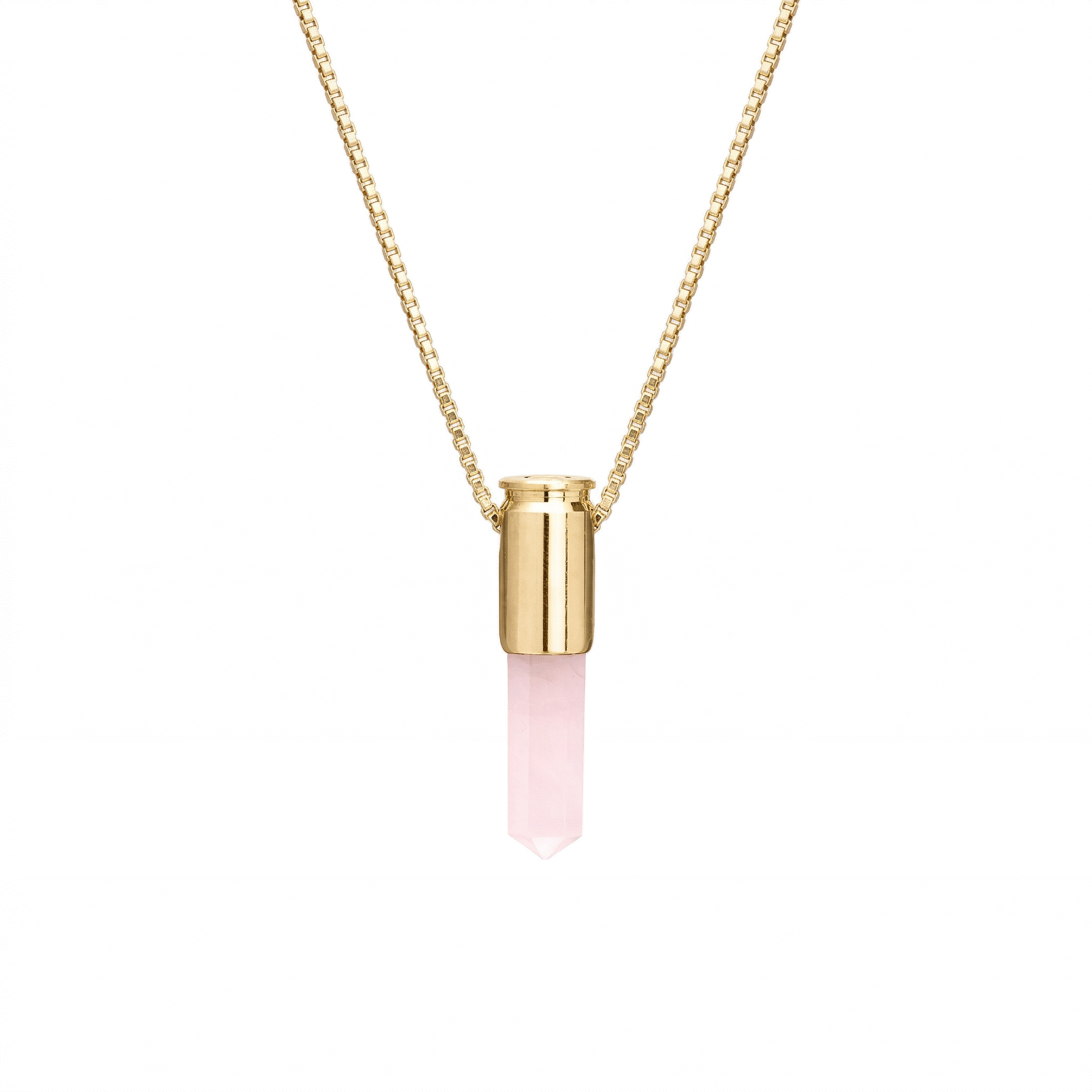 Gold Rose Quartz Crystal Power