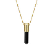 Black Tourmaline Raw Bullet